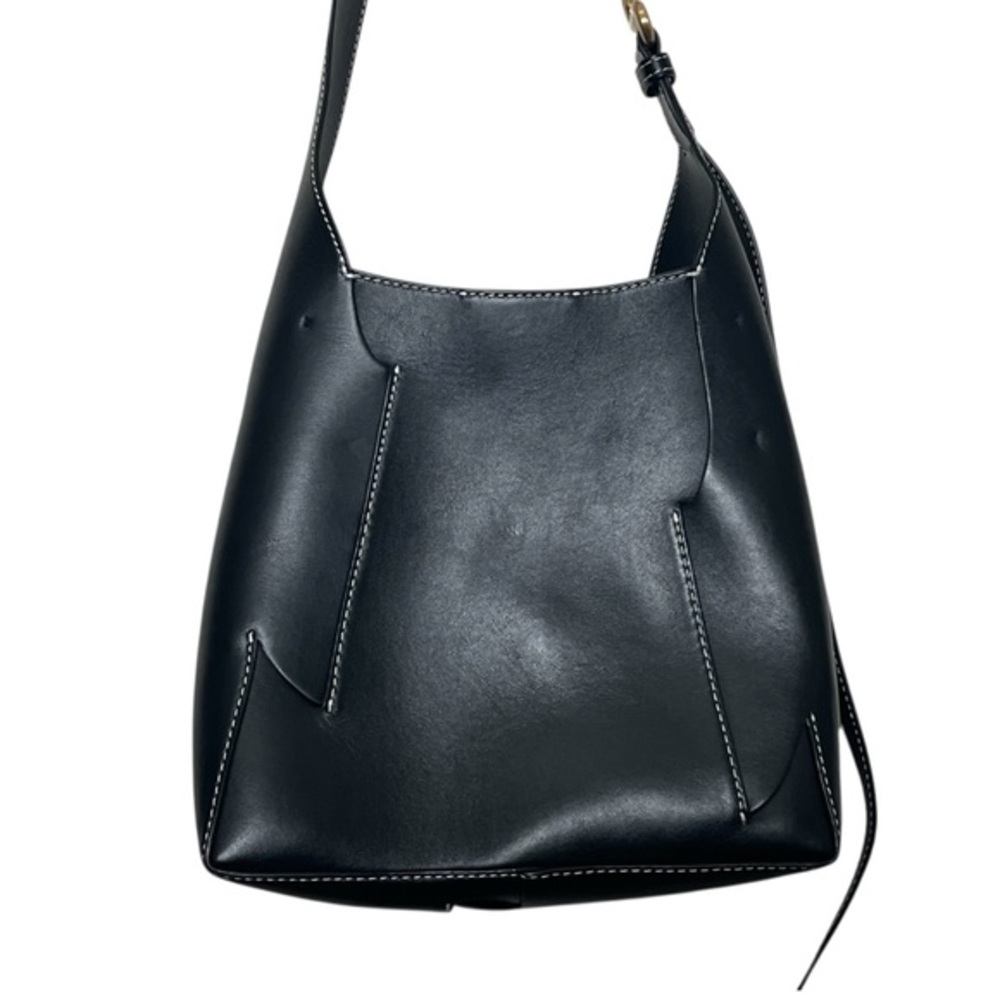 Cult Gaia Simona Bag Women’s‎ Black Leather Shoulder Purse Modern - Picture 6 of 15